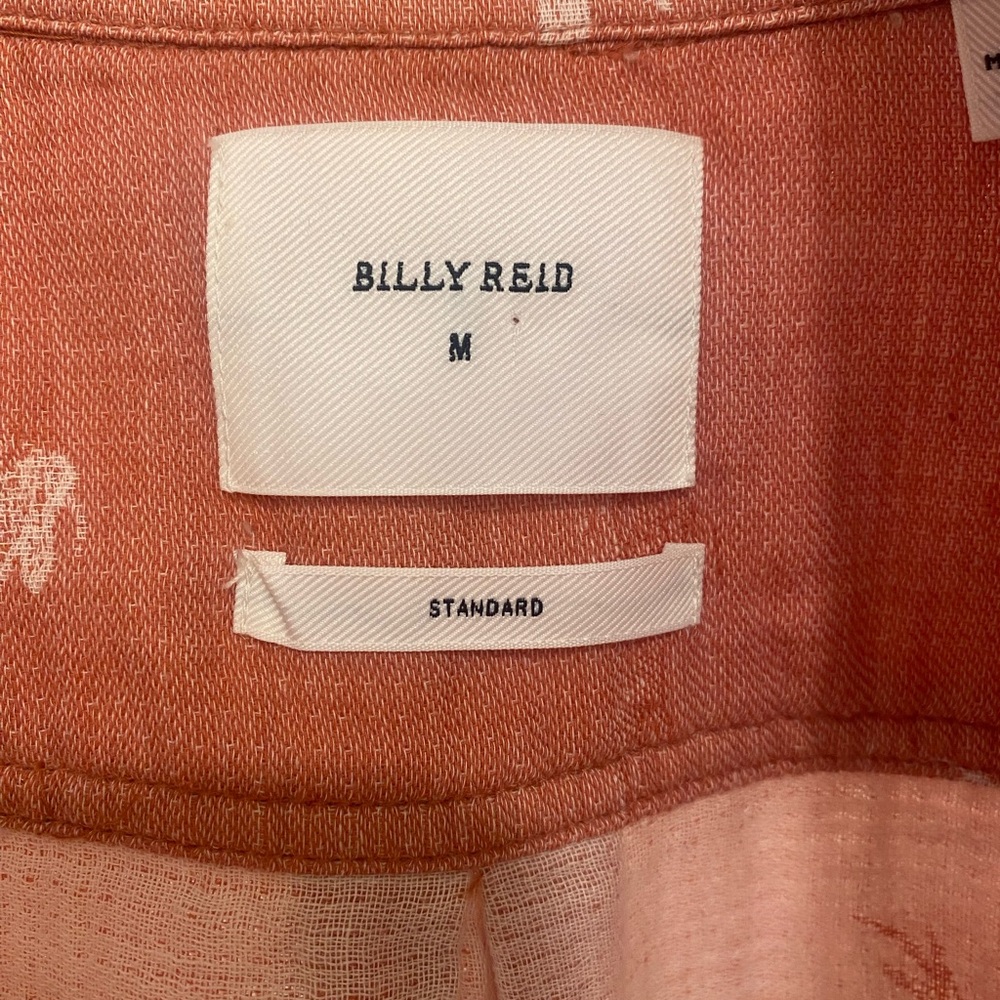 Billy Reid Warm Coral Shirt